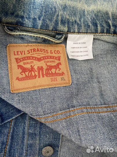 Джинсовая куртка мужская Levis оригинал