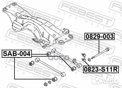 Болт с эксцентриком subaru impreza G11