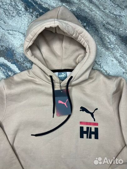 Худи толстовка Puma HH бежевая