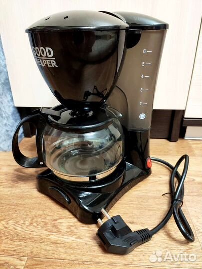 Кофеварка капельная GoodHelper, с гарантией, новая
