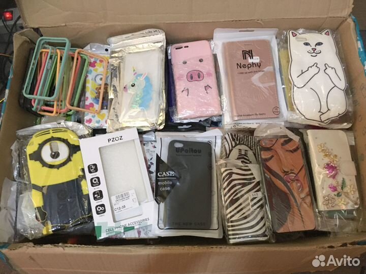 Чехлы 265 штук оптом для смартфонов