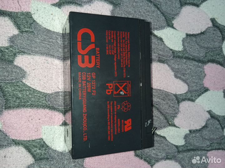 Аккумуляторная батарея CSB GP1272 F2 12v