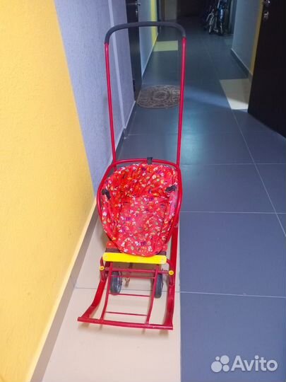 Продам санки на колесах