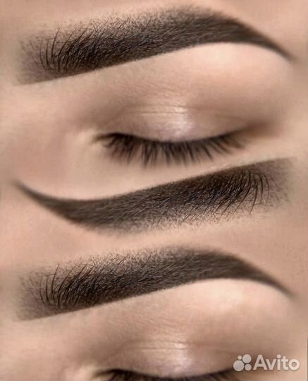 Перманентный макияж татуаж брови губы стрелки