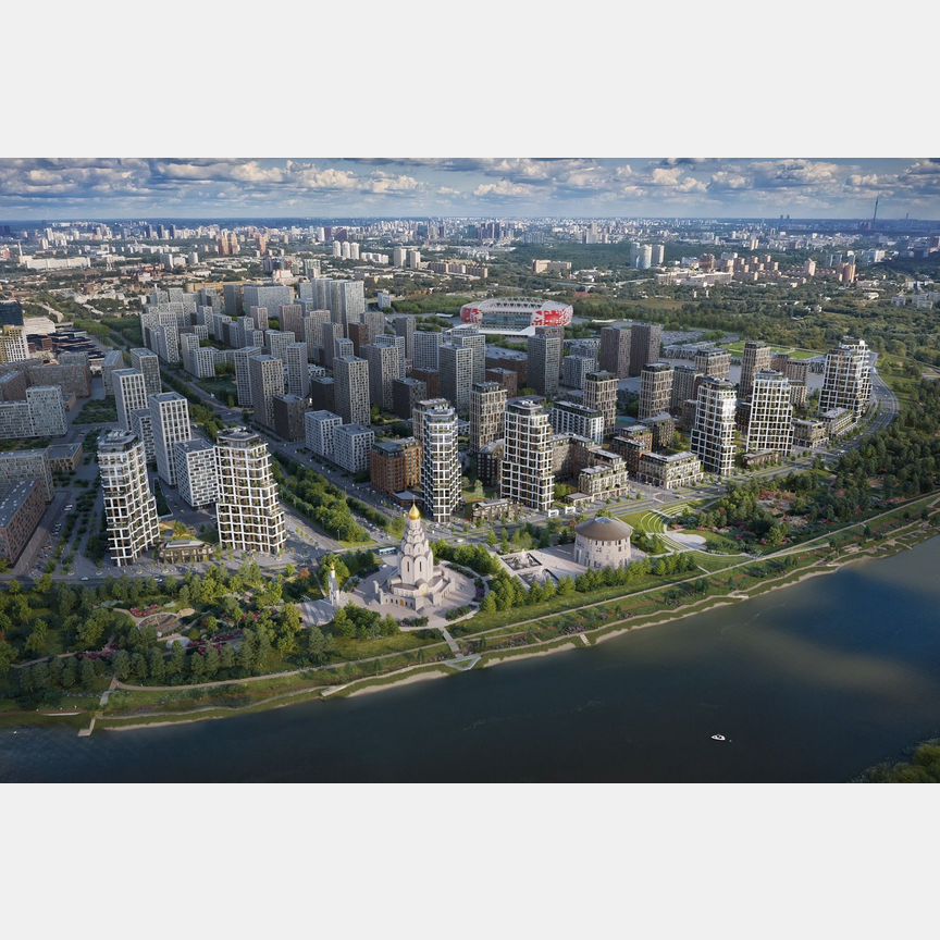 1-к. квартира, 50,8 м², 6/22 эт.