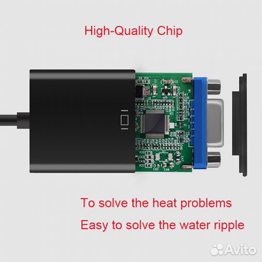 Hdmi-VGA адаптеры с доп-питанием для пк,Xbox,PC4