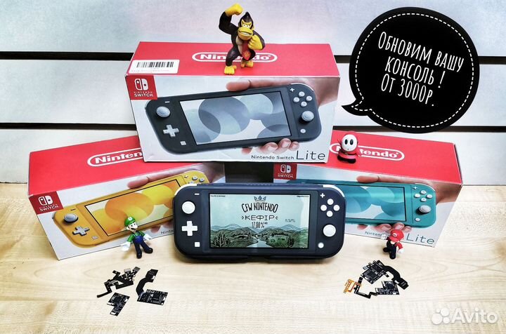 Nintendo switch lite/oled/rev1,2 уcтaнoвкa PicоFly