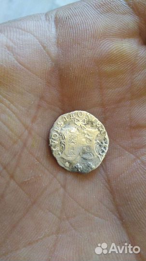 4 копейки 1757г (ливонез)царское серебро