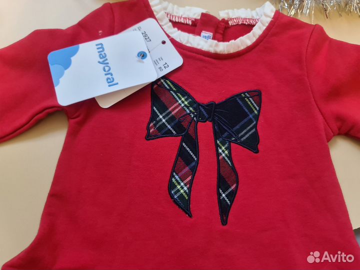 Платье новогоднее 80 Новое Mayoral