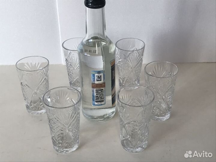 Стопки для водки 6 штук (ссср)