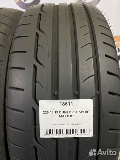 Dunlop SP Sport Maxx RT 225/45 R19