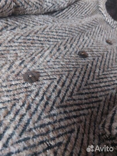 Зимнее пальто из натуральной шерсти