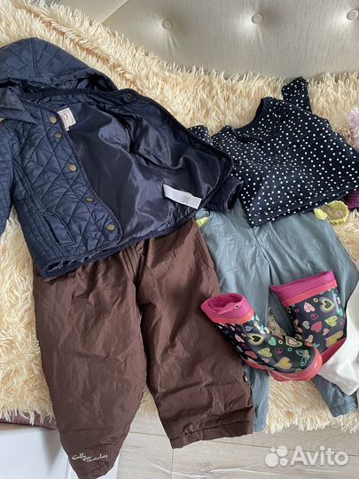 Пакет одежды на девочку 1,5-2-3 годика