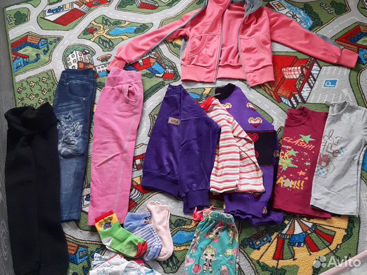 Вещи пакетом на девочку 6-7 лет