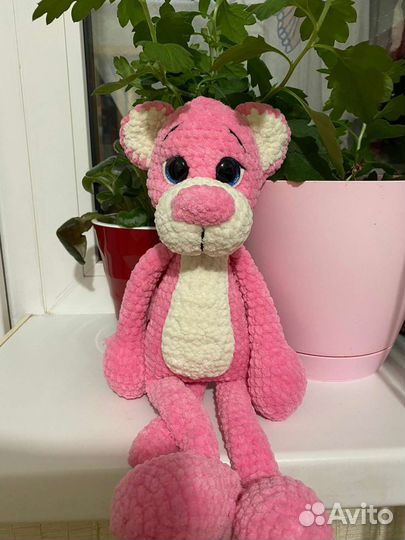 Мягкая игрушка розовая пантера