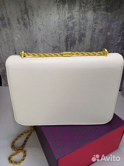 Сумка белая tory burch
