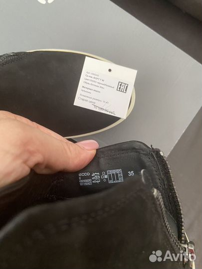 35 Новые ботинки ecco soft 7 W