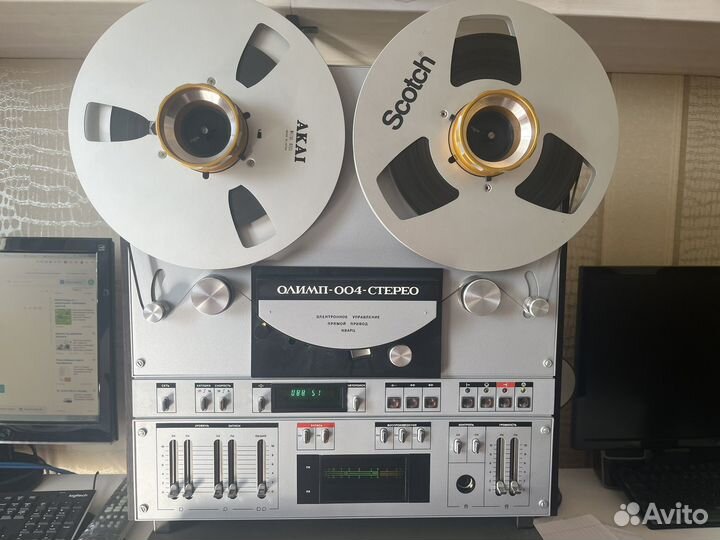 Катушечный магнитофон Олимп-004 Как Новый