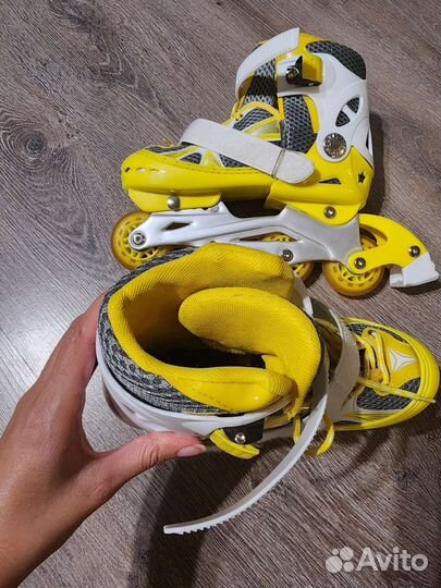 Роликовые коньки детские раздвижные 26-33
