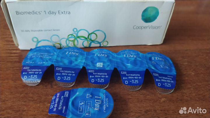 Линзы контактные 1-Day Acuvue oasys -3.25