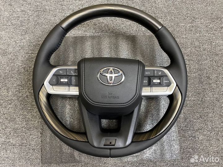 Руль Land Cruiser 200 светлое дерево