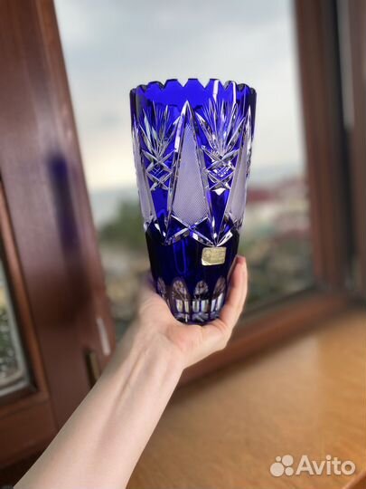 Немецкая хрустальная ваза