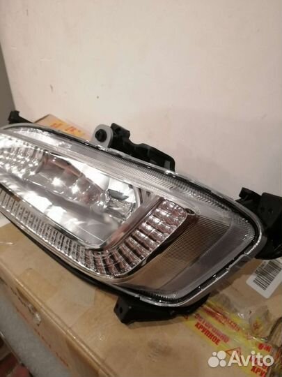 Противотуманная фара на Santa Fe