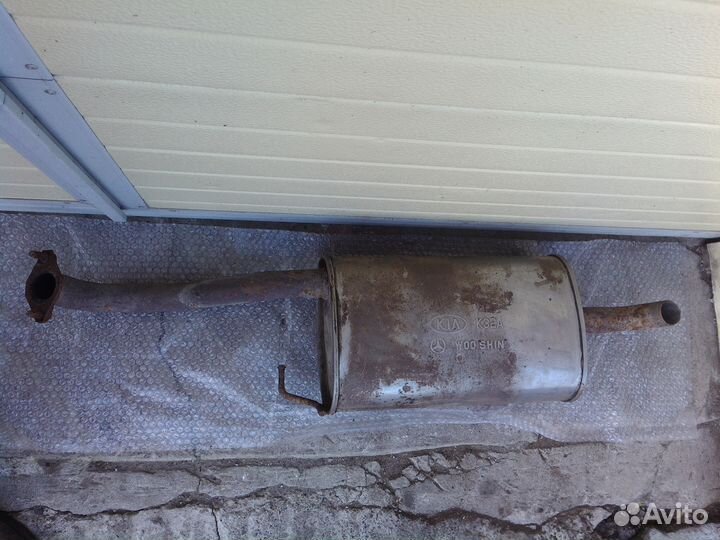 Киа Рио 1 универсал глушитель