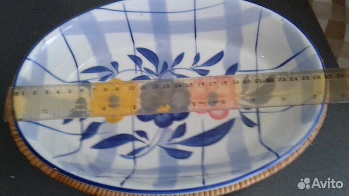 Блюдо овальное, производство 