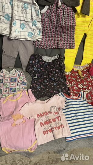 Пакет вещей на девочку 80 86 92