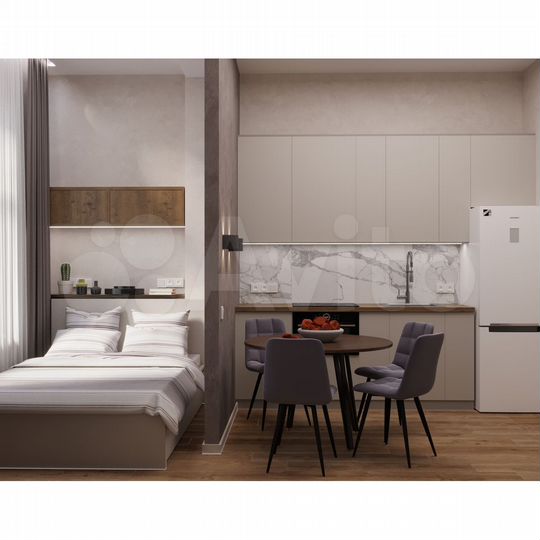 Апартаменты-студия, 25,8 м², 2/8 эт.