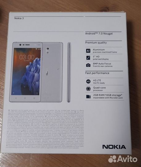 Nokia 3, 2/16 ГБ