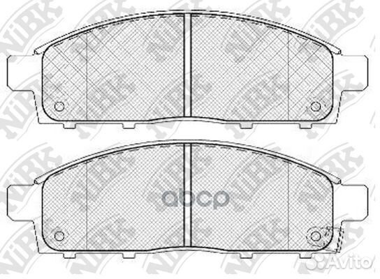 Колодки тормозные дисковые mitsubishi pajero SP