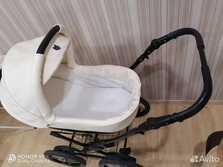 Коляска 2 в 1 эко кожа