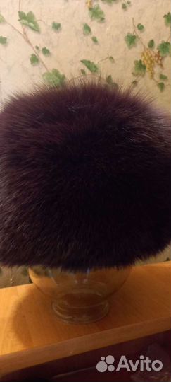 Шапка пуховая