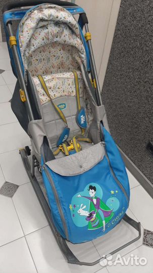 Детские санки коляска бу