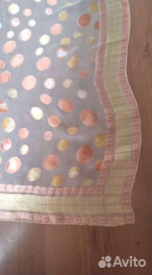 3 платка из натурального шелка,вискозы,шерсти