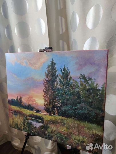 Картина маслом пейзаж