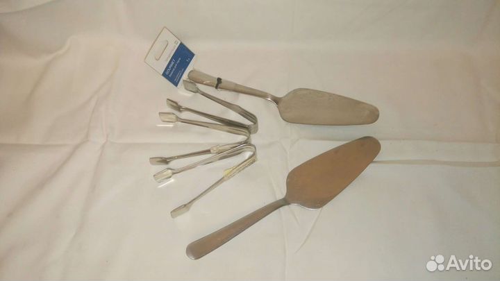 Нож и лопатка для торта Щипцы