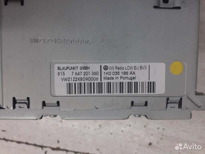 Магнитола Volkswagen