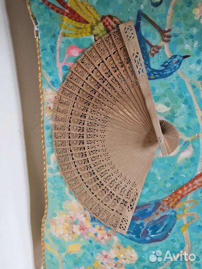 Сандаловый китайский веер