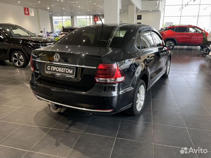 Volkswagen Polo 1.6 AT, 2016, 128 346 км