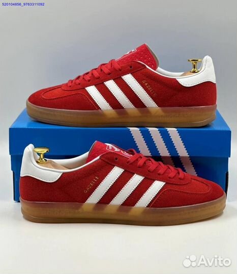 Кроссовки Adidas Gazelle Red (Арт.48217)