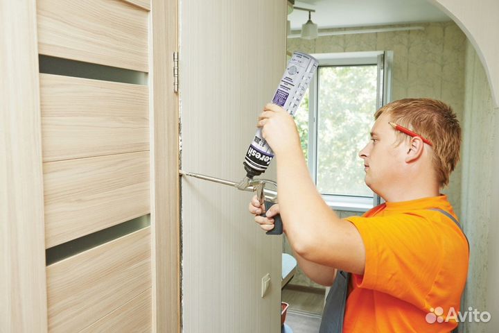 Межкомнатная дверь с установкой