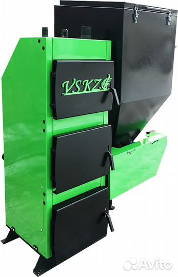 Автоматический угольно-пеллетный котел вскз - лайт