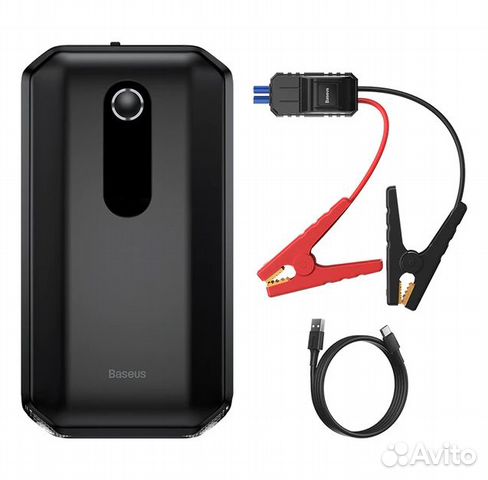 37000mWh Baseus Пусковое устройство (Jump Starter)