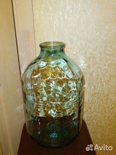 Бутыль стеклянная 10 литров СССР