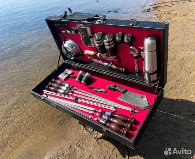 Шашлычный набор в кейсах/ чехлах