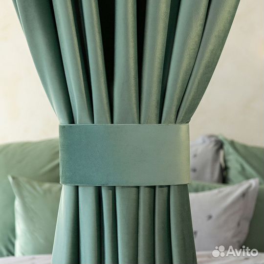 Шторы Беллиссимо шалфей