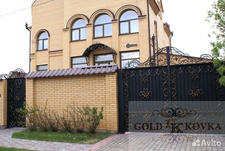 Ворота кованые